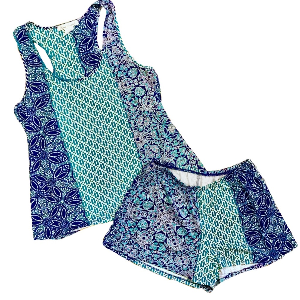 NWOT Linea Donatella tank & bottoms PJ’s